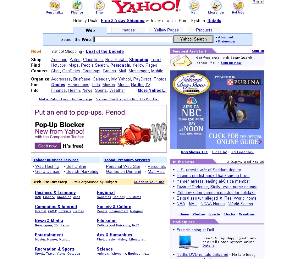 yahoo directory